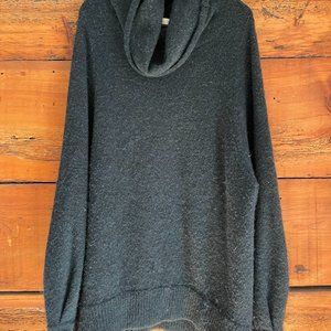 Babaton Green Cowl Neck Sweater - M